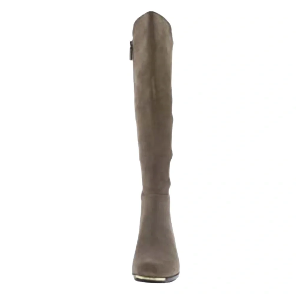 NEW! COLE HAAN Grand Ambition Huntington Over-The-Knee Boot Brown Suede Size 5.5